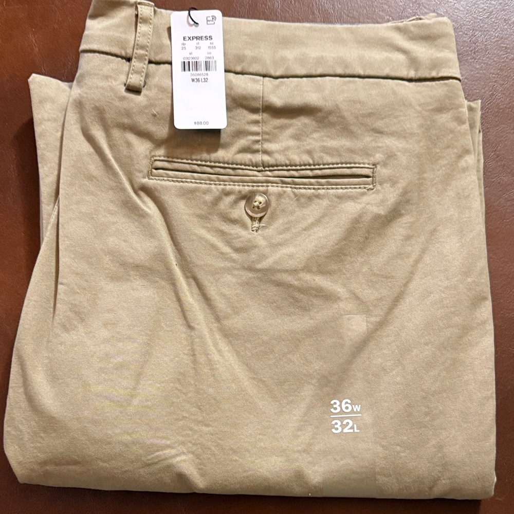 Express Men's Relaxed fit khakis (2 pair)